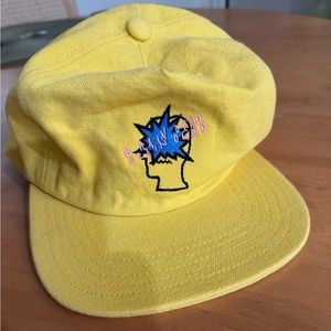 BRAIN DEAD yellow baseball cap